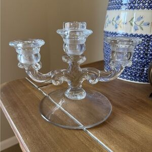 Glass Candelabra